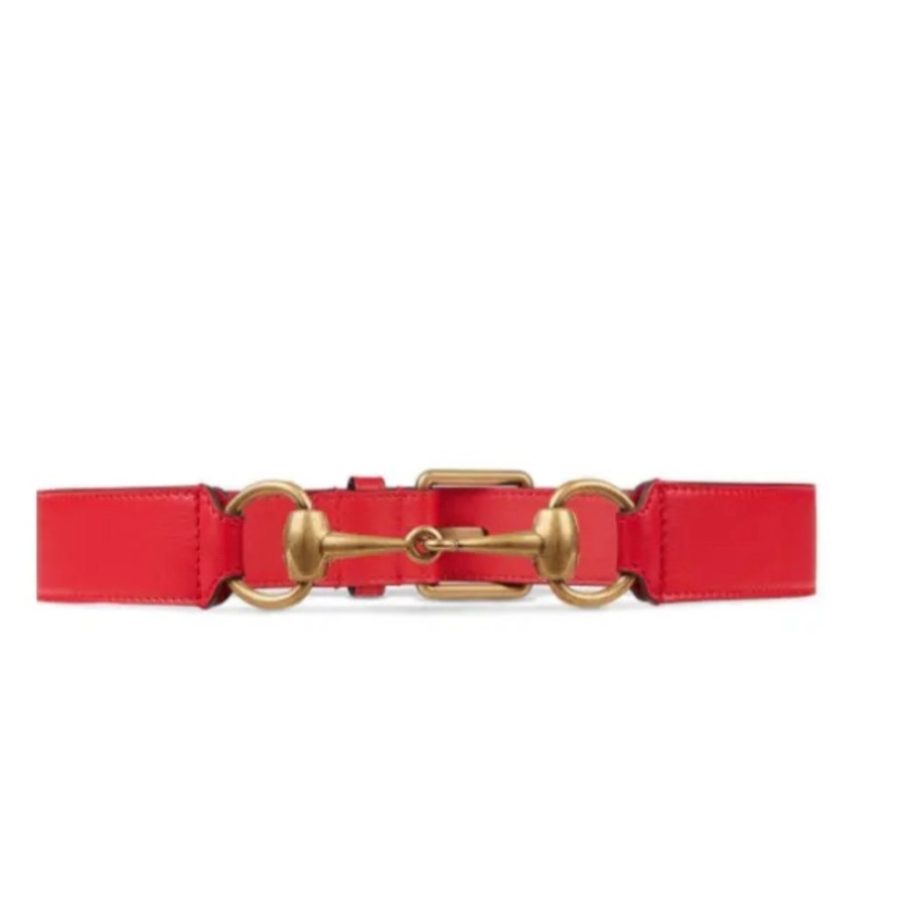 NEW Gucci Equestrian Horsebit Leather Waist Belt